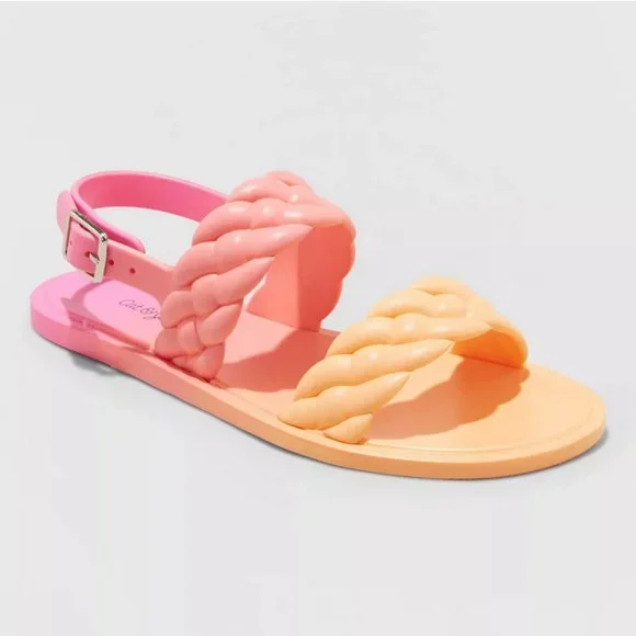 Cat and jack jelly shoes hot sale
